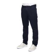 Blauwe Chinos Elegante Casual Broek Calvin Klein , Blue , Heren