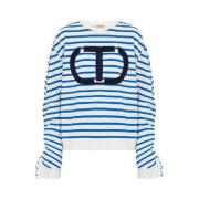 Crew Neck Sweatshirt Twinset , Multicolor , Dames