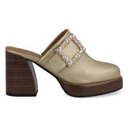 Sandalettes met hak Noa Harmon , Beige , Dames