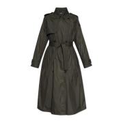 Trench Barbentane Moncler , Black , Dames