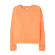 Stijlvolle Pullover Sweater American Vintage , Orange , Dames