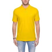 Korte Mouw Polo Shirt Calvin Klein , Yellow , Heren