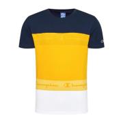 Korte Mouw T-shirt Champion , Yellow , Heren