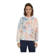 Sweatshirt met ronde hals Desigual , Multicolor , Dames