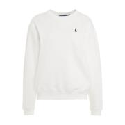 Witte Sweatshirt Aw24 Modelhoogte 172cm Ralph Lauren , White , Dames