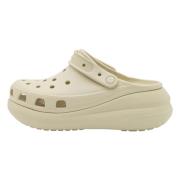 Klassieke Crush Klomp Sandalen Crocs , Beige , Dames