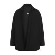 Gelaagd shirt in zwart Balenciaga , Black , Heren