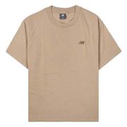 T-shirt New Balance , Beige , Heren