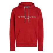 Donkere Magma Logo Hoodie Tommy Hilfiger , Red , Heren