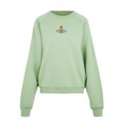 Raglan Sweatshirt Pistachio Green Vivienne Westwood , Green , Dames