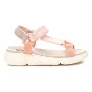 Platte Sandalen Xti , Beige , Dames