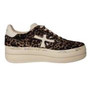 Leopard Print Platform Sneakers Premiata , Multicolor , Dames