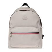 Rugzak met logopatch Moncler , Gray , Heren