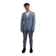 Elegant Suit Set Manuel Ritz , Blue , Heren