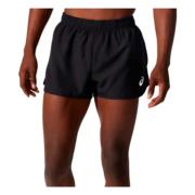 Core Split Short Shorts Asics , Black , Heren