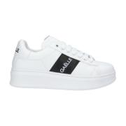 Zwart/Wit Sneaker Schoenen voor Mannen Gaëlle Paris , White , Heren