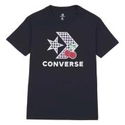 Cherry Star Chevron Infill T-shirt Converse , Black , Dames