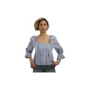 Lange Mouw Blouse Gaudi , Blue , Dames