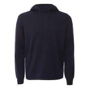 Platin Gebreide Hoodie Ecoalf , Blue , Heren