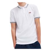 Polo met korte mouwen Ellesse , White , Heren