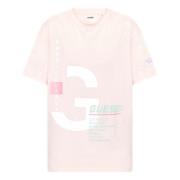 Elisa T-Shirt - Stijlvol en comfortabel damesshirt Guess , Pink , Dame...