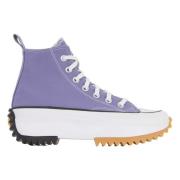 Run Star Hike Hi Slate Sneakers Converse , Purple , Unisex