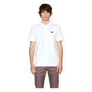 Slim Housemark Short Sleeve Polo Levi's , White , Heren