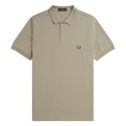 Slim Fit Short Sleeve Polo Fred Perry , Gray , Heren