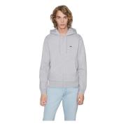 Sweatshirt Hoodie Lacoste , Gray , Heren