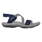 Reggae Slim-Takes Two Sandals Skechers , Gray , Dames