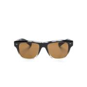 Vintage-geïnspireerde zonnebril Oliver Peoples , Brown , Unisex