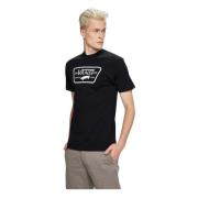 Full Patch T-shirt Vans , Black , Heren