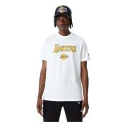 NBA Team Logo T-shirt New Era , White , Heren