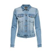 Dames jeansjas Only Tia life Only , Blue , Dames