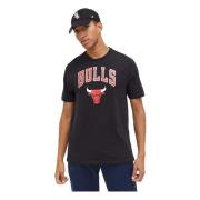 Chicago Bulls T-shirt New Era , Black , Heren