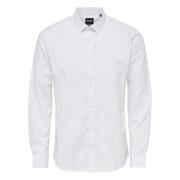 Overhemd Only & Sons , White , Heren