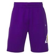 Gewassen Pak Shorts New Era , Purple , Heren