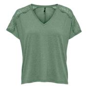 Life S/s T-shirt Only , Green , Dames