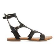 Platte Sandalen Gioseppo , Black , Dames