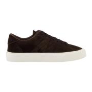 Lage Sneakers Moncler , Brown , Heren