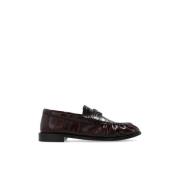 Leren schoenen Le Loafer Saint Laurent , Red , Dames