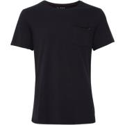 T-Shirts Blend , Black , Heren