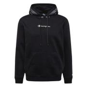 Jacquard Banded Hoodie Champion , Black , Heren