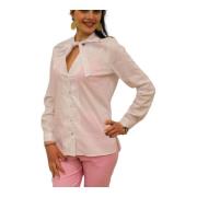 Lange mouwen shirt Alessia Santi , White , Dames