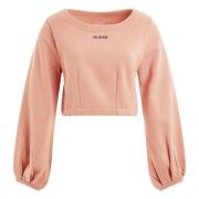 Belinda Sweartshirt Hoodie Guess , Pink , Dames