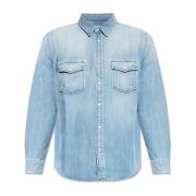 Denim overhemd Saint Laurent , Blue , Heren