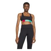 Dames Medium Ondersteuning Sportbeha Calvin Klein , Black , Dames