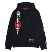 Hoodie Champion , Black , Heren