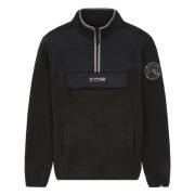 Zinco Half ZIP Sweatshirt Jack Ellesse , Black , Heren