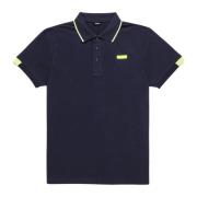 Blauw Katoenen Poloshirt met Logo RefrigiWear , Blue , Heren